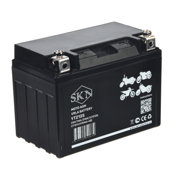Аккумулятор стартерный для мототехники SKN YTZ12S (12V/11Ah/210A) [UTZ12S, CT 1211, HYB16A-AB]